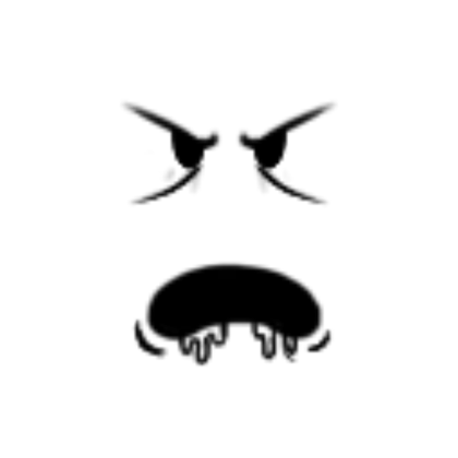 Angry Zombie face